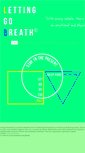 Mobile Screenshot of lettinggobreath.com